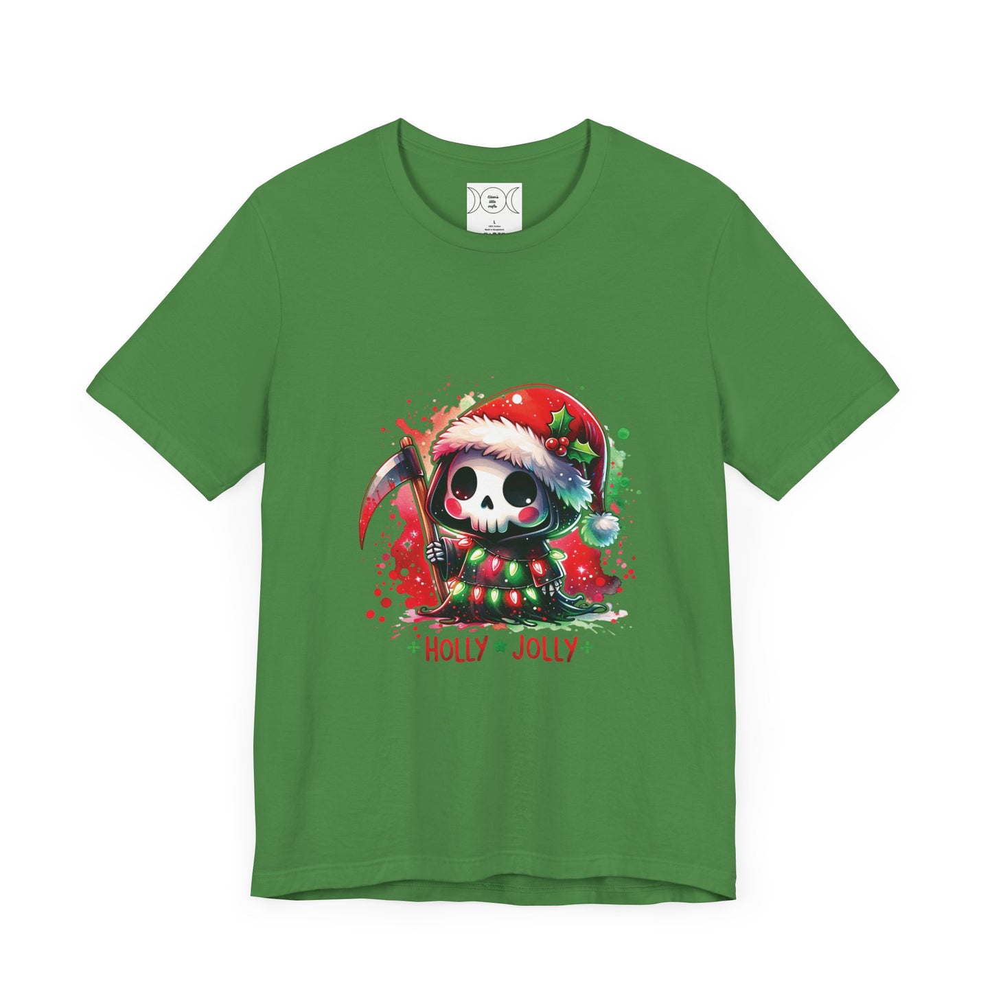 Holly jolly , Unisex Jersey Short Sleeve Tee ( no sleeve design)