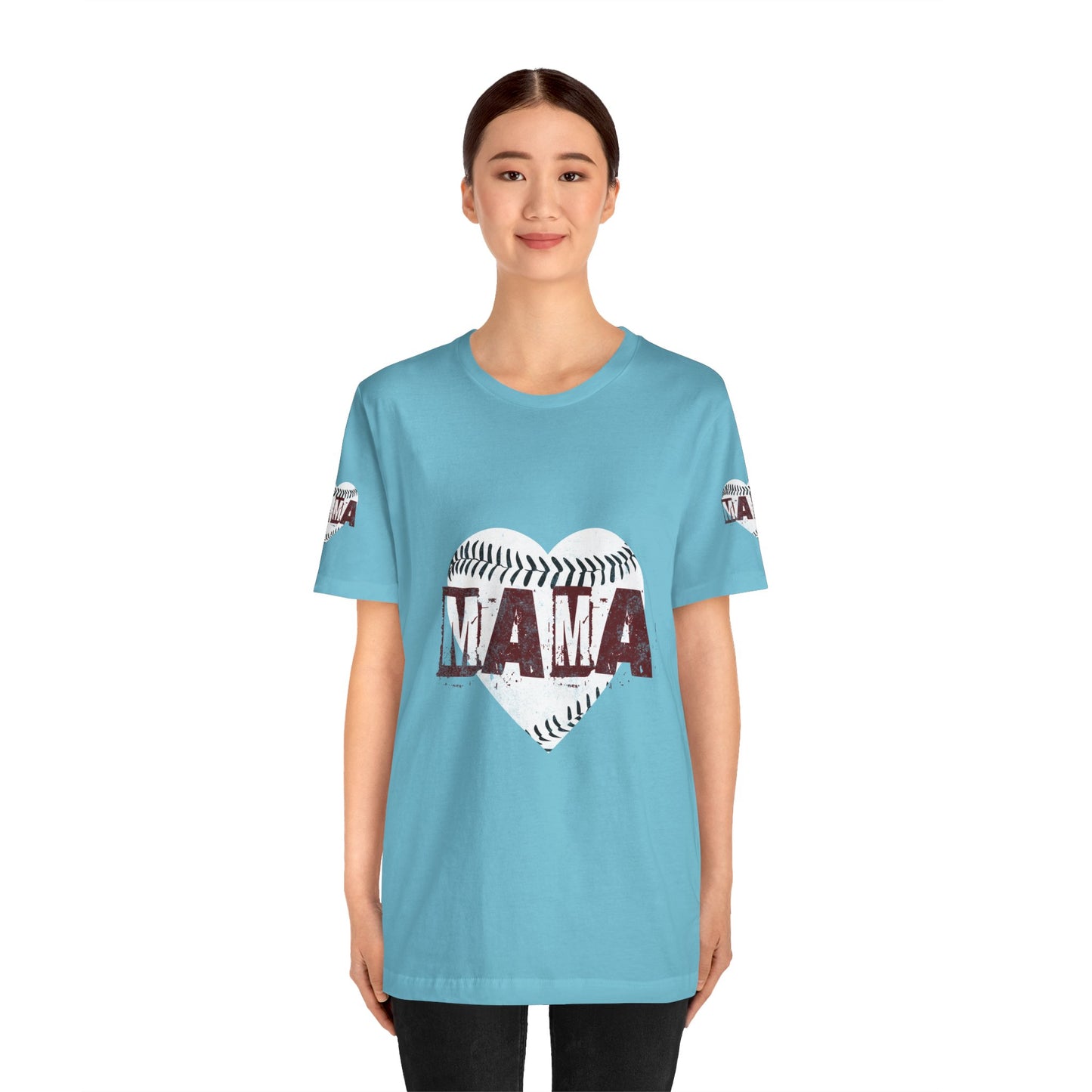 Baseball mama Unisex Jersey Short Sleeve Tee