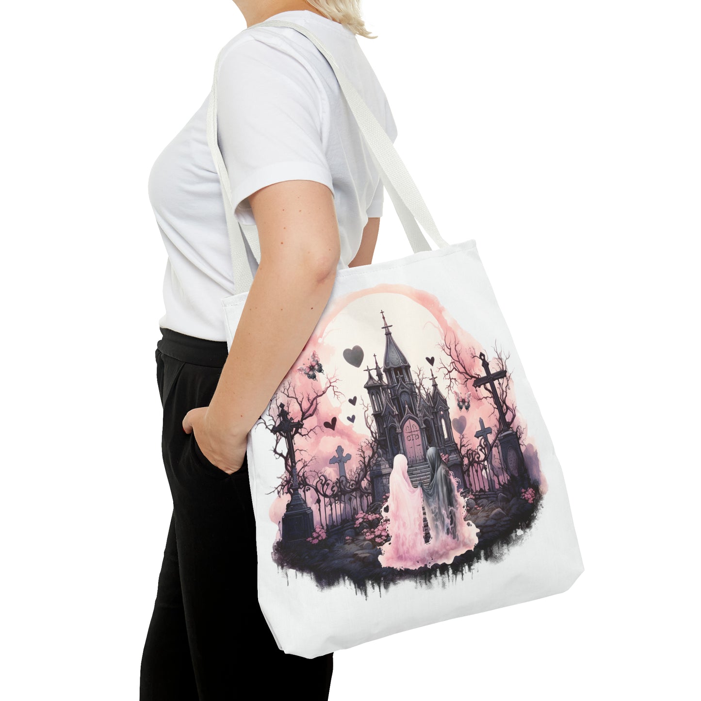 Even in death… we never part, Tote Bag (AOP)