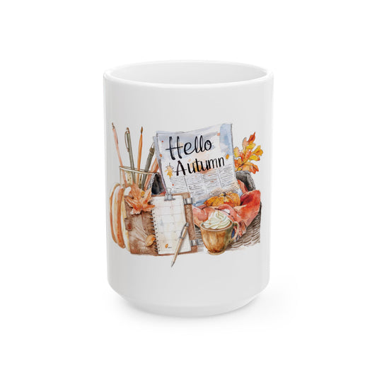 #autumnvibes,  Ceramic Mug 11oz & 15 oz