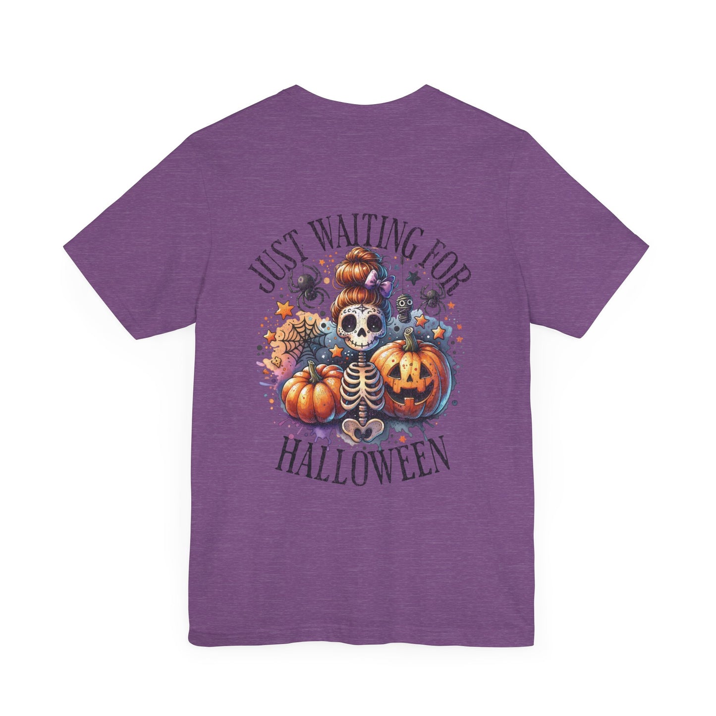 Just waiting for Halloween, Unisex Jersey Short Sleeve Tee (no sleeve design)