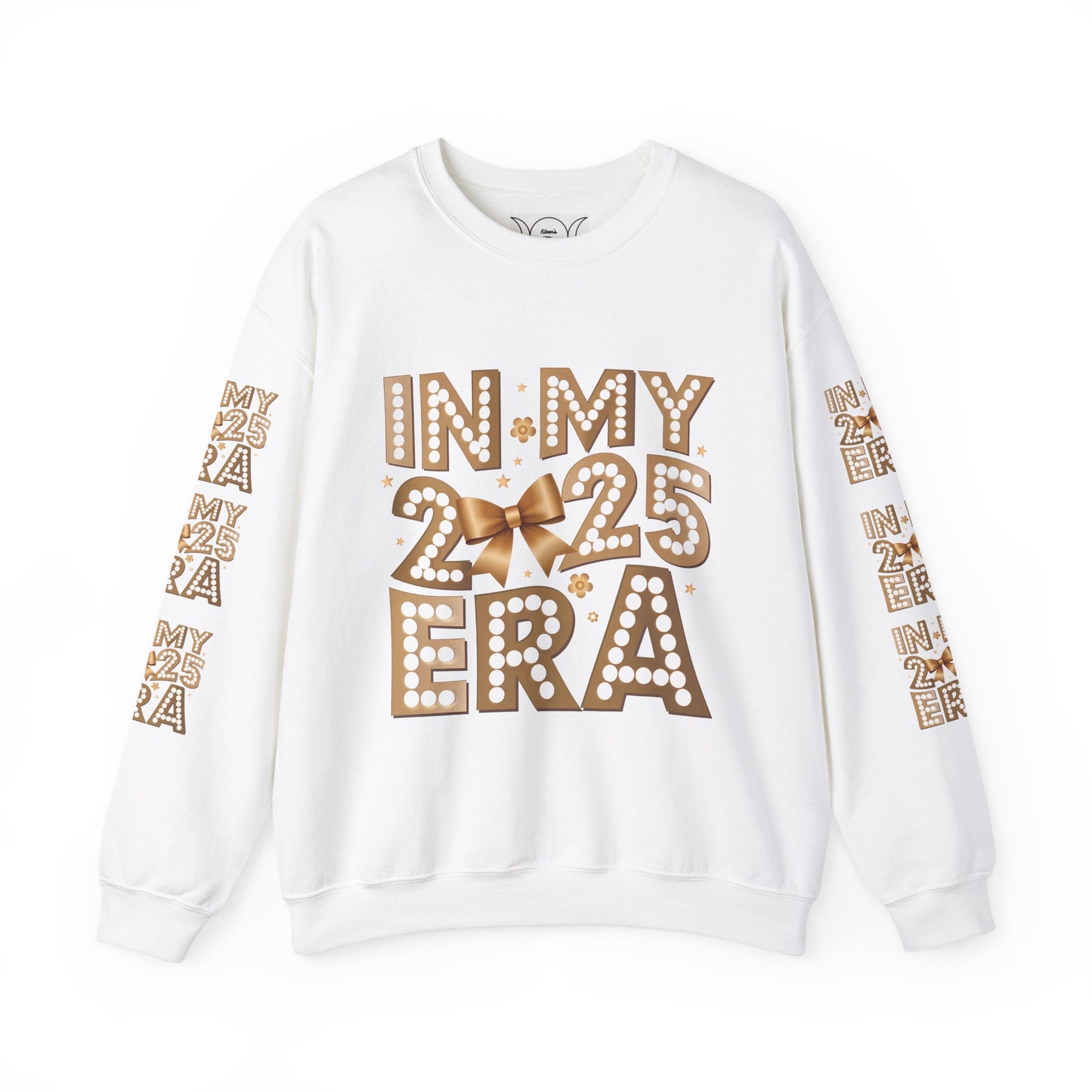 In 2025 era, Unisex Heavy Blend™ Crewneck Sweatshirt (sleeve design)