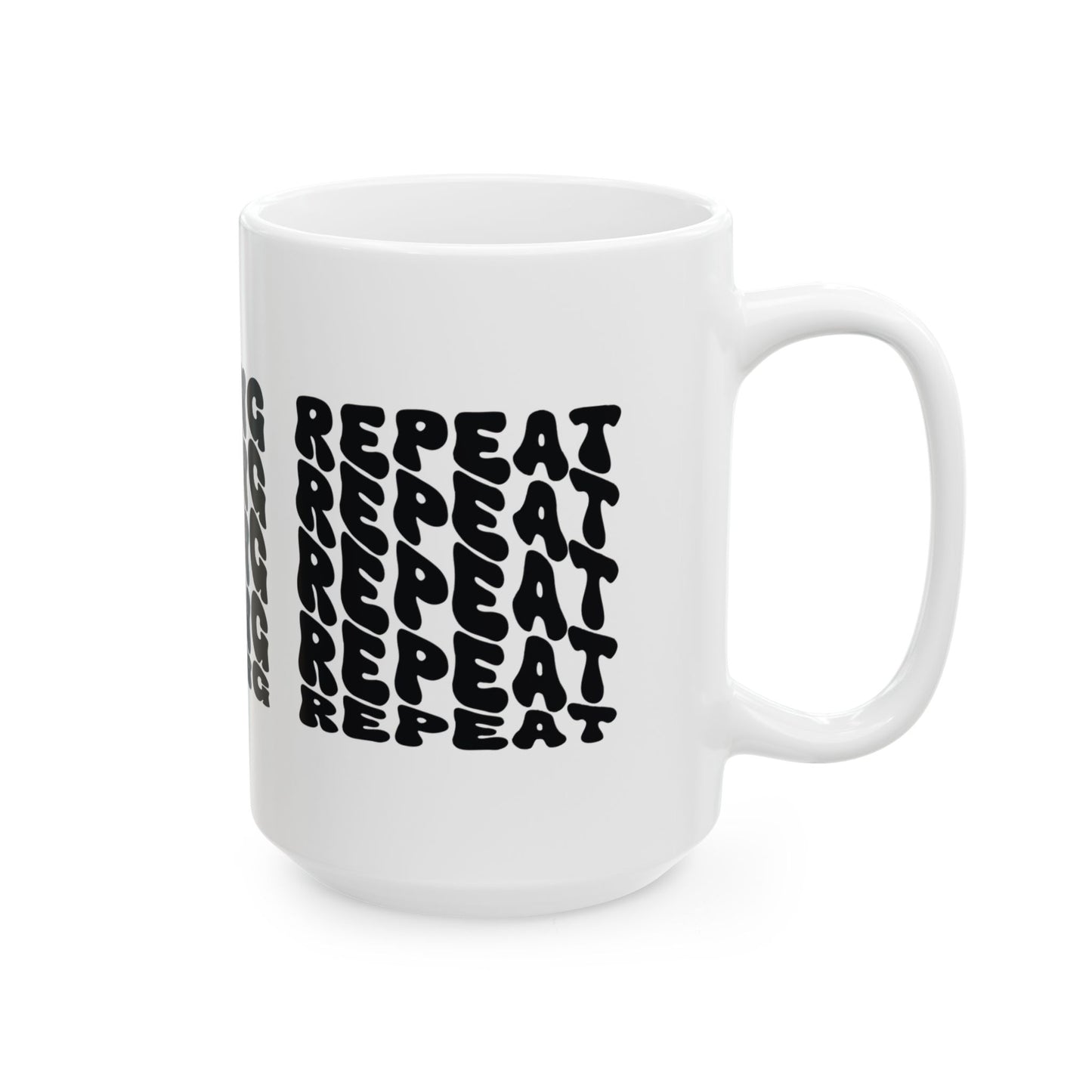 Tea planning repeat, Ceramic Mug 11oz & 15 oz