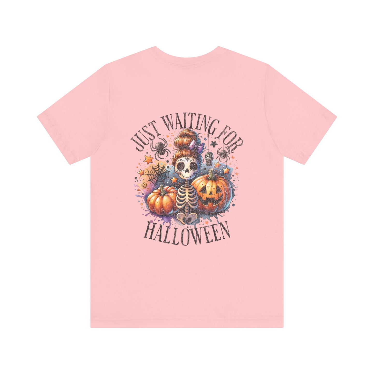 Just waiting for Halloween, Unisex Jersey Short Sleeve Tee (no sleeve design)