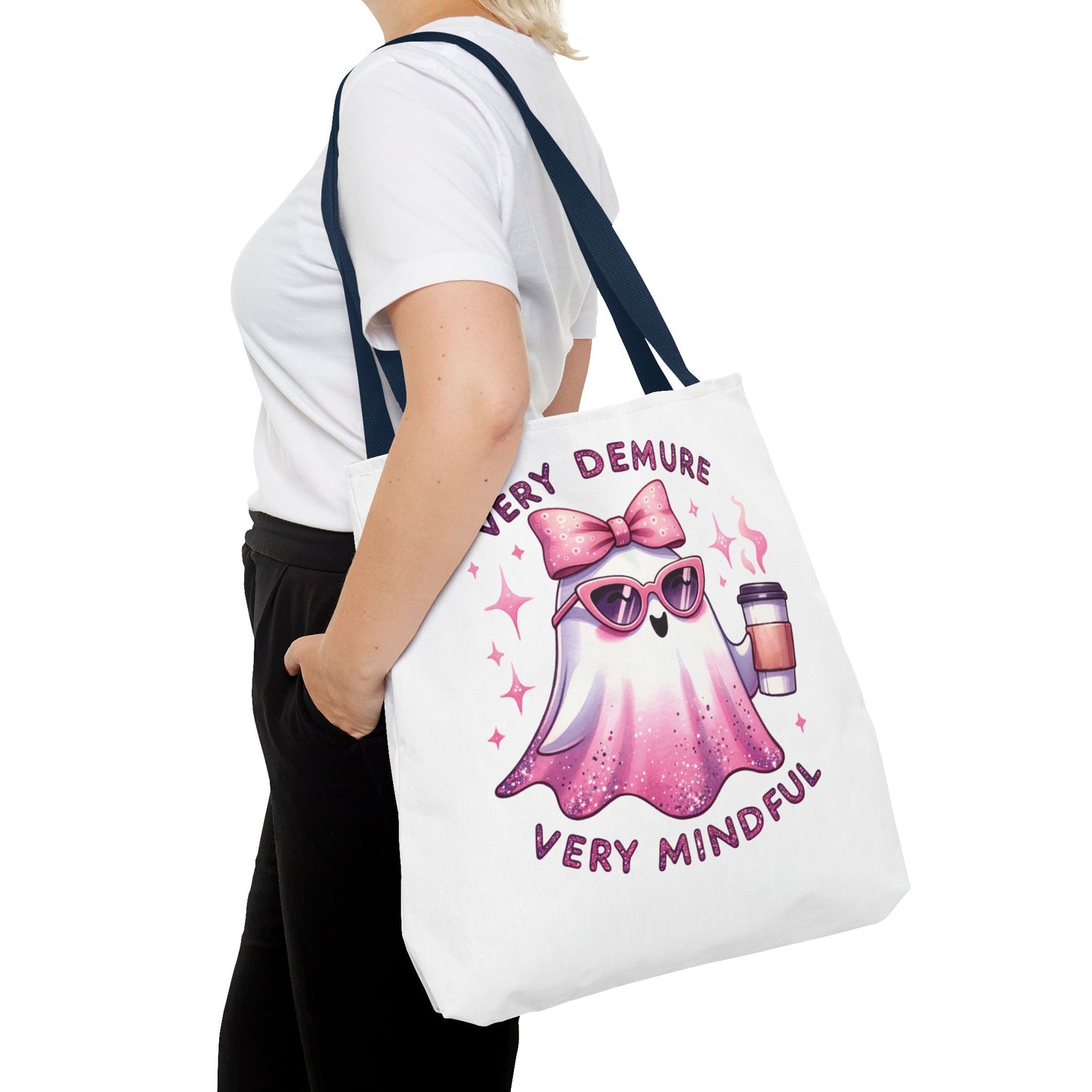 Very demure, Tote Bag (AOP)