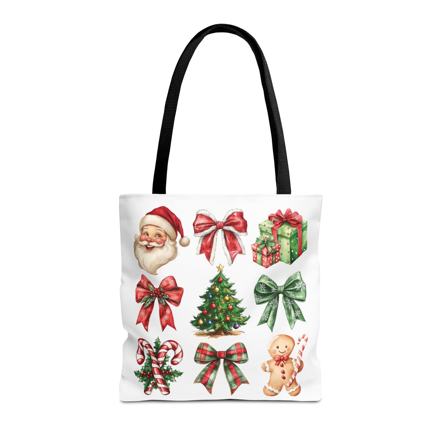 Christmas and bows, Tote Bag (AOP)