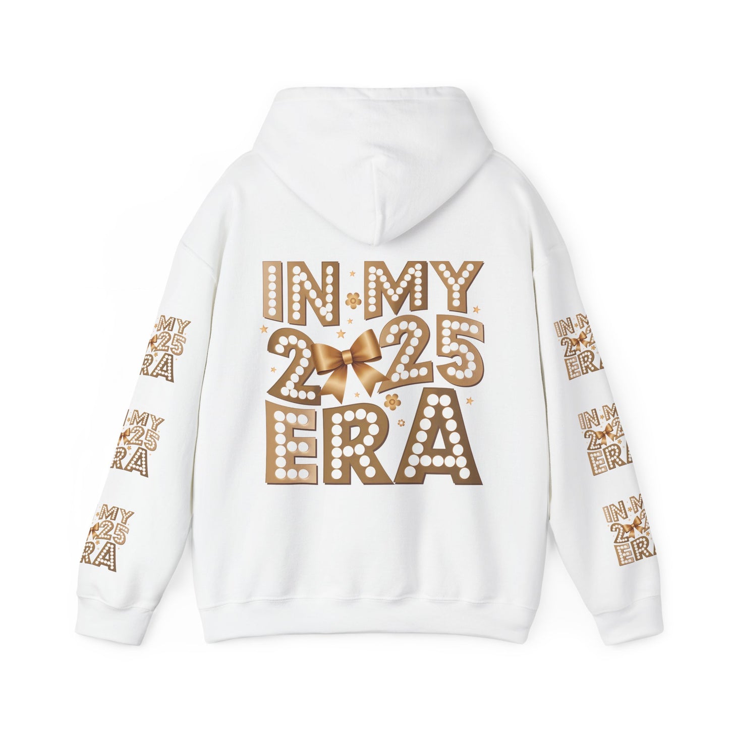 In my 2025 era , Unisex Heavy Blend™ Hooded Sweatshirt (sleeve arm design)