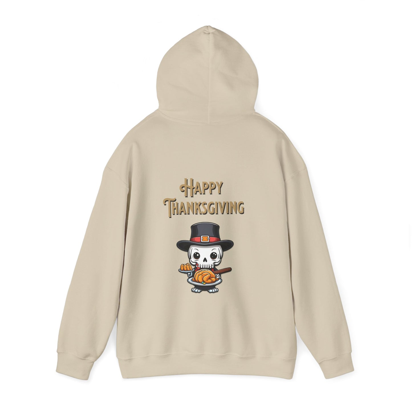 Happy thanksgiving ,  Unisex Heavy Blend™ Hooded Sweatshirt (no side arm design)