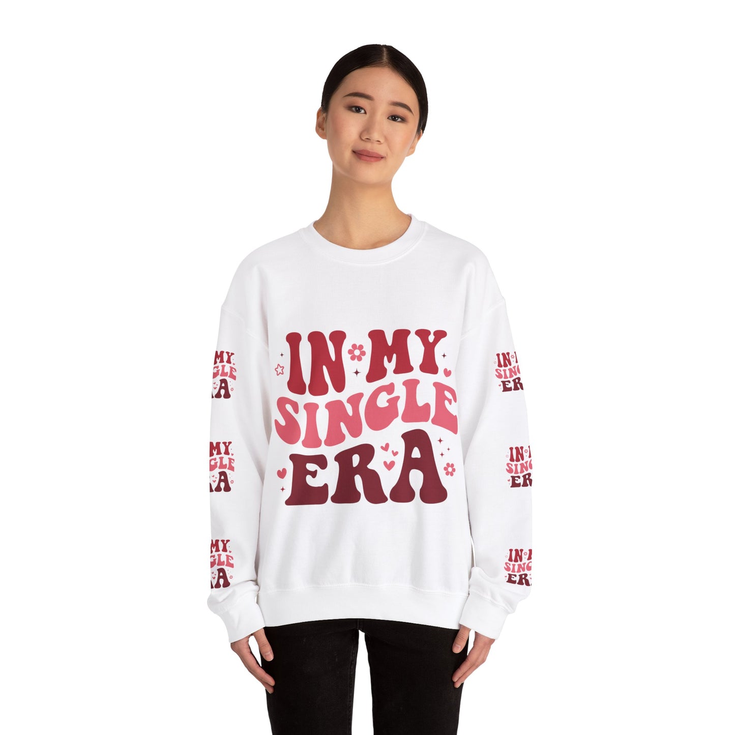 In my single era, ™ Crewneck Sweatshirt (side arm design)