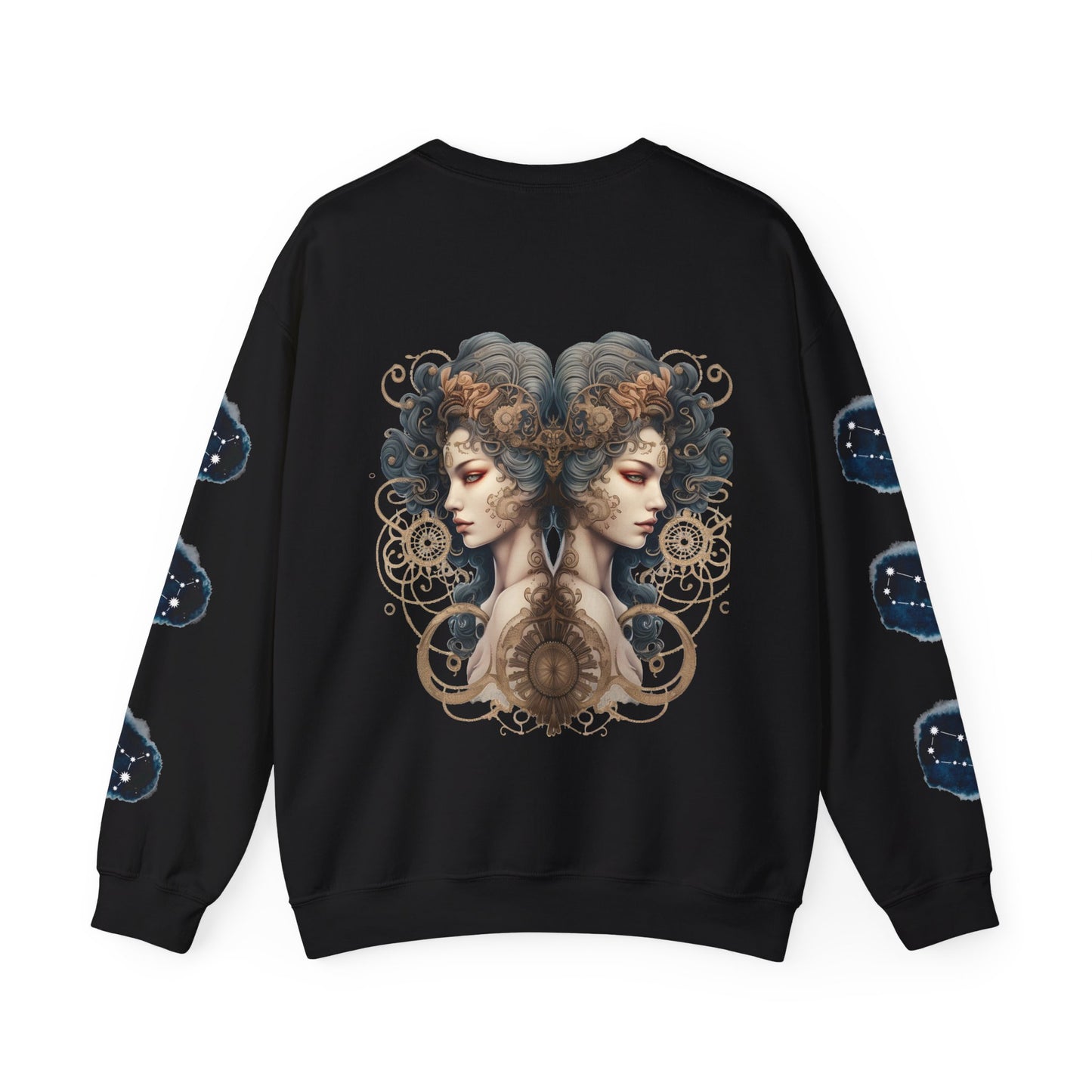 Gemini , ™ Crewneck Sweatshirt ( side arm design)