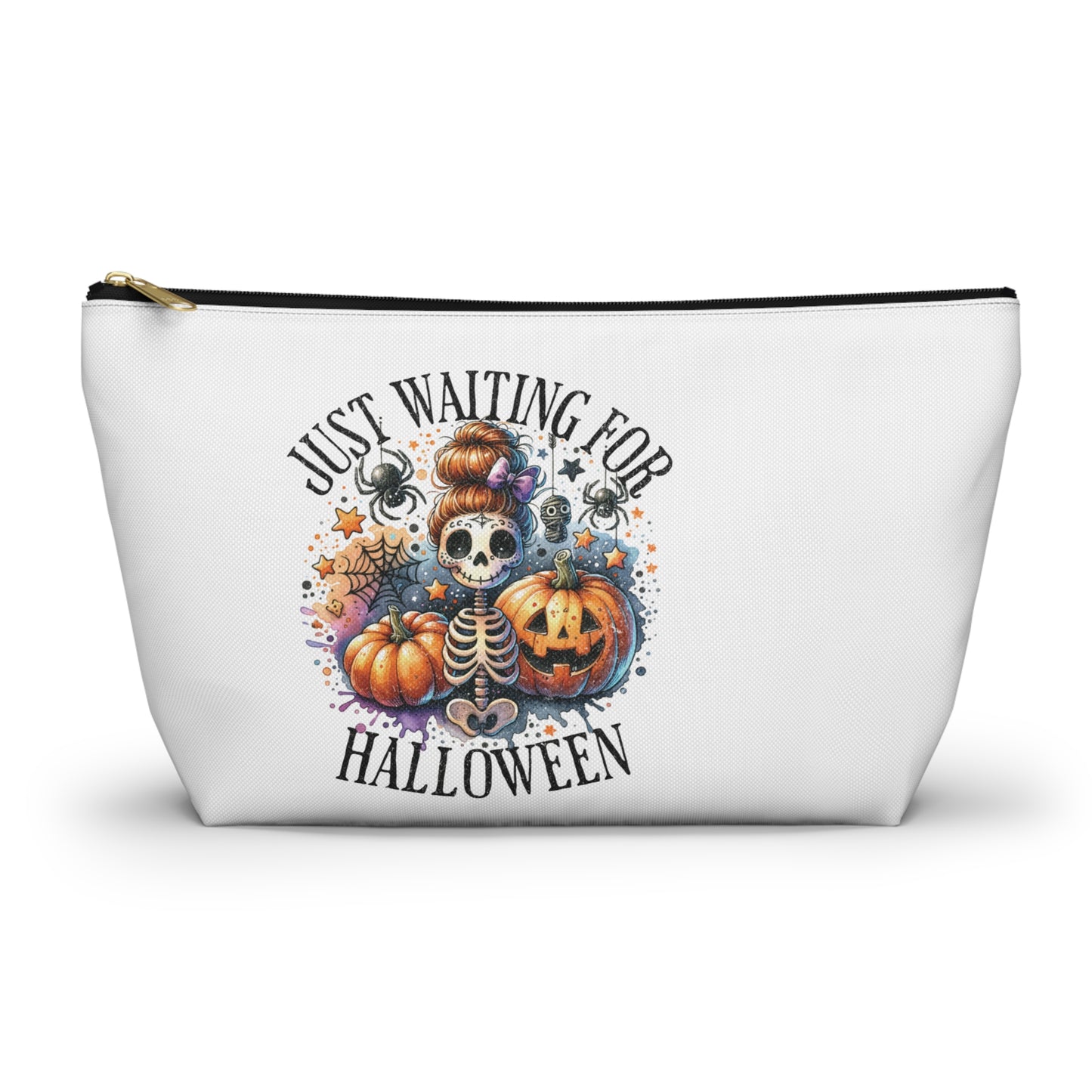 Just waiting for Halloween , Accessory Pouch w T-bottom