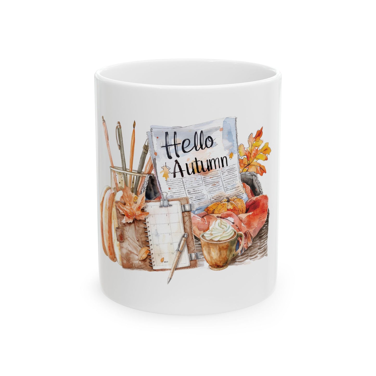 #autumnvibes,  Ceramic Mug 11oz & 15 oz