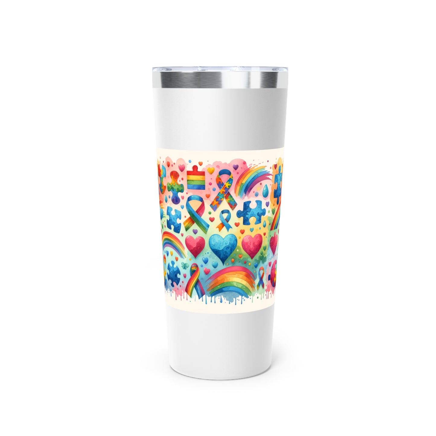 Autism, Copper Vacuum Insulated Tumbler, 22oz