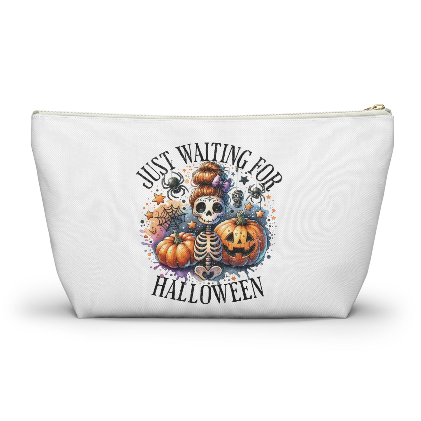 Just waiting for Halloween , Accessory Pouch w T-bottom