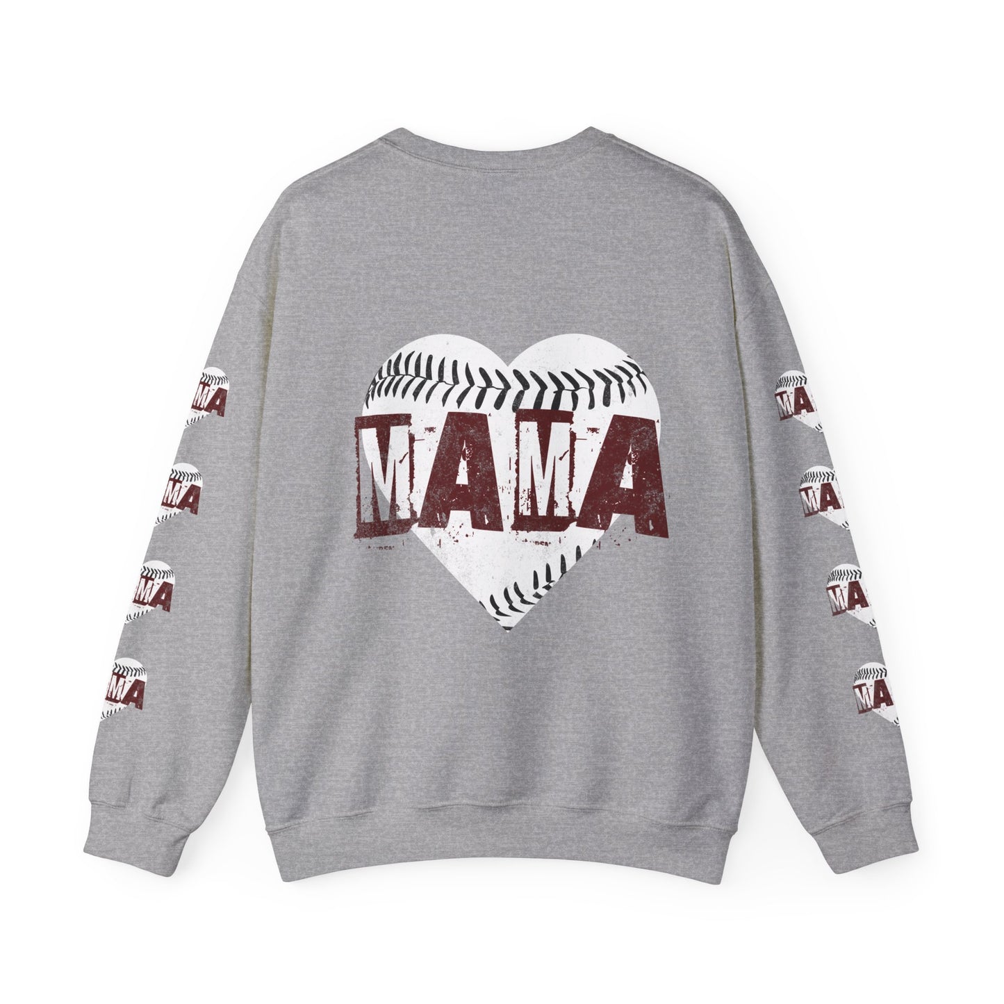 Baseball mama, ™ Crewneck Sweatshirt ( side arm design)