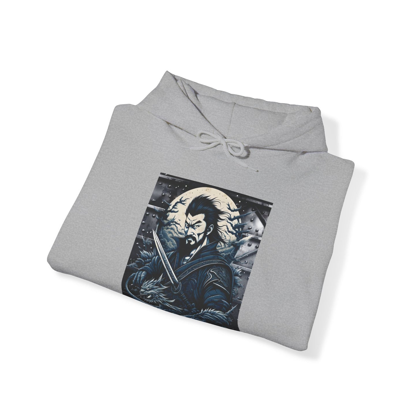 The warrior, Unisex Heavy Blend™ Hooded Sweatshirt ( no side arm design)