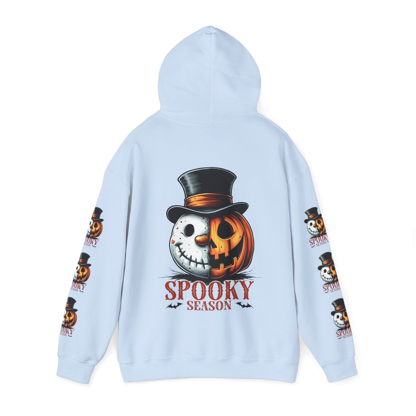 Spooky season,  Unisex Heavy Blend™ Hooded Sweatshirt (sleeve design)