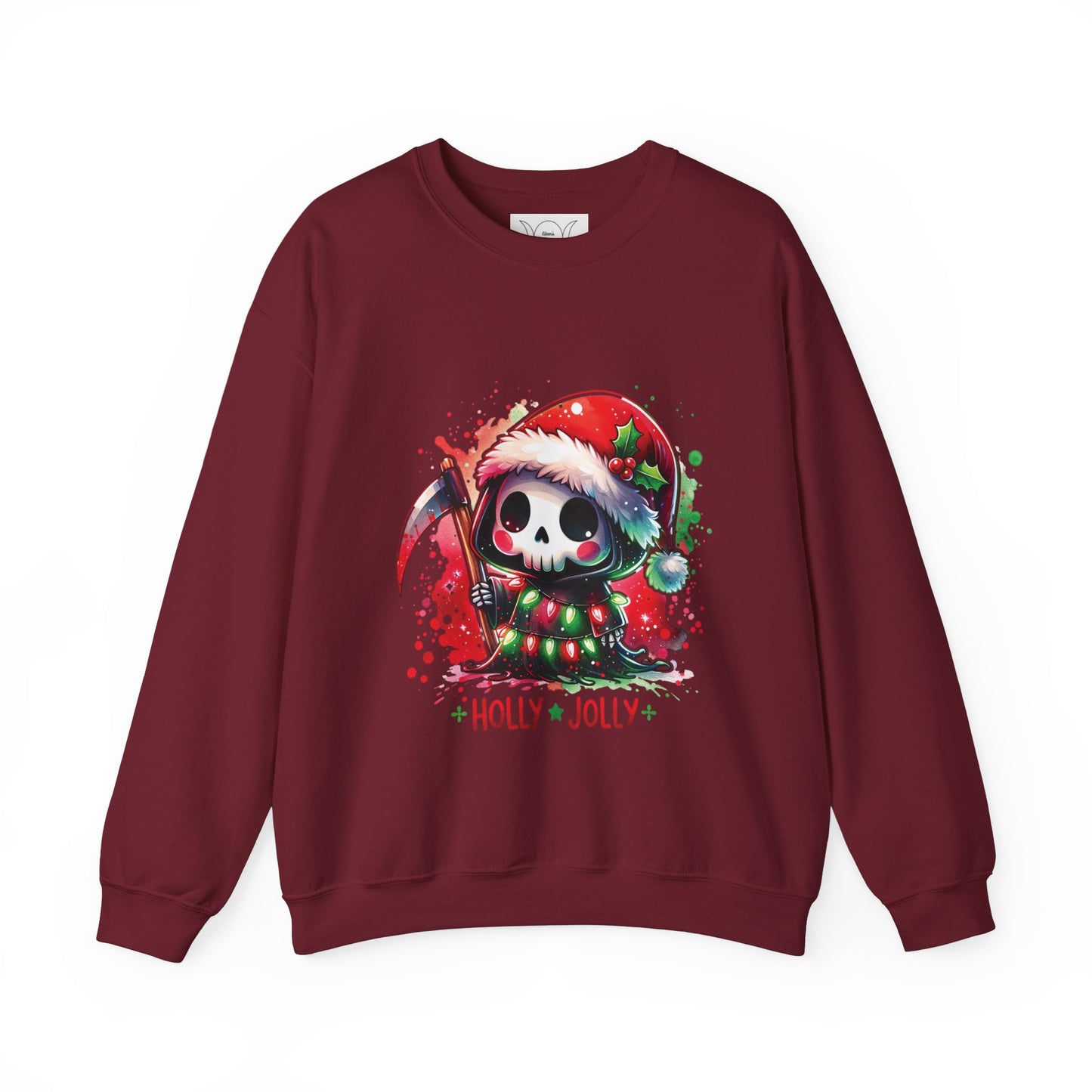 Holly jolly, ™ Crewneck Sweatshirt ( no sleeve design )