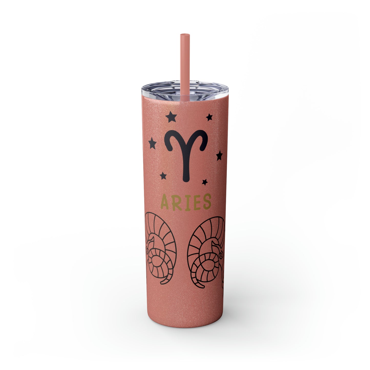 Aries, Skinny Tumbler with Straw, 20oz