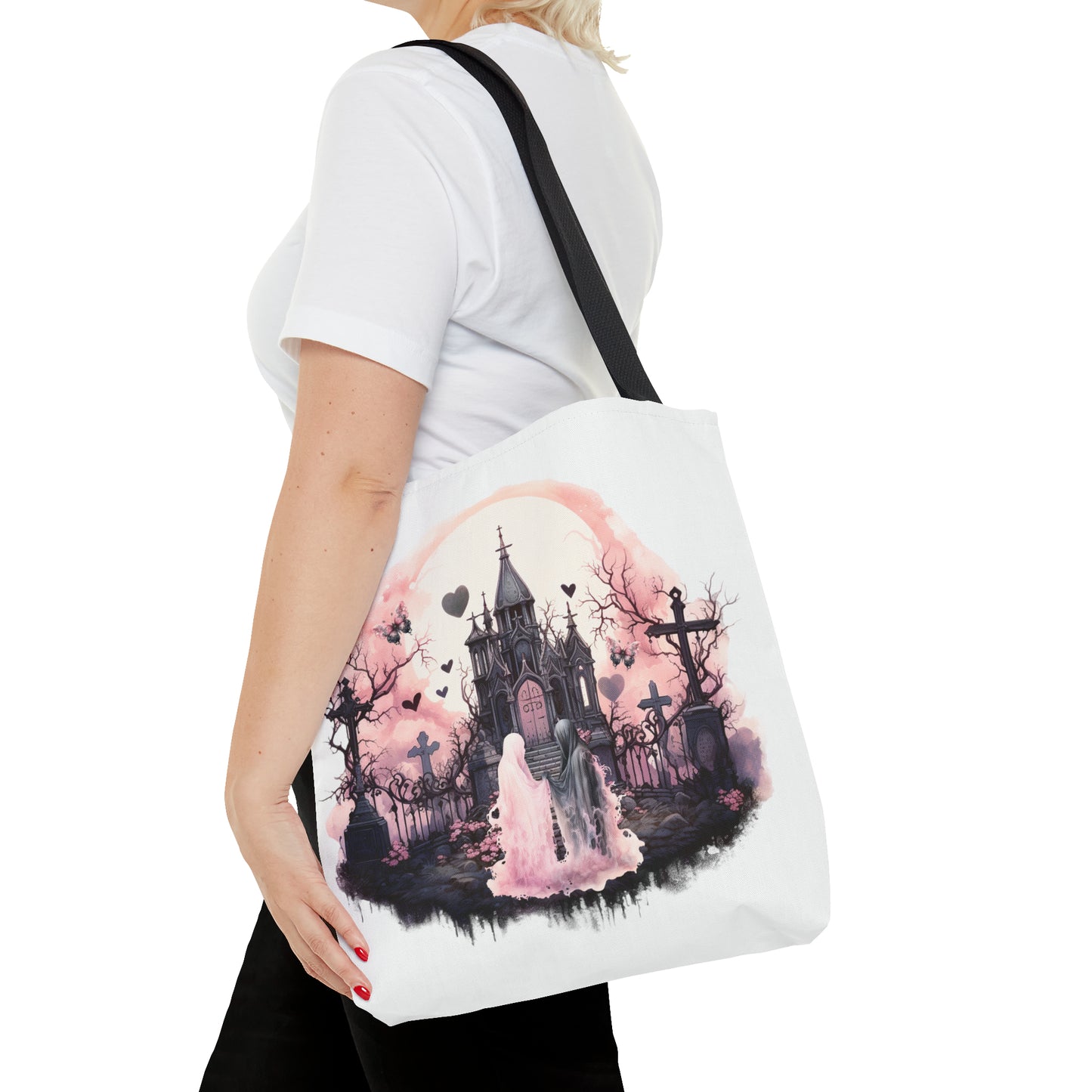 Even in death… we never part, Tote Bag (AOP)