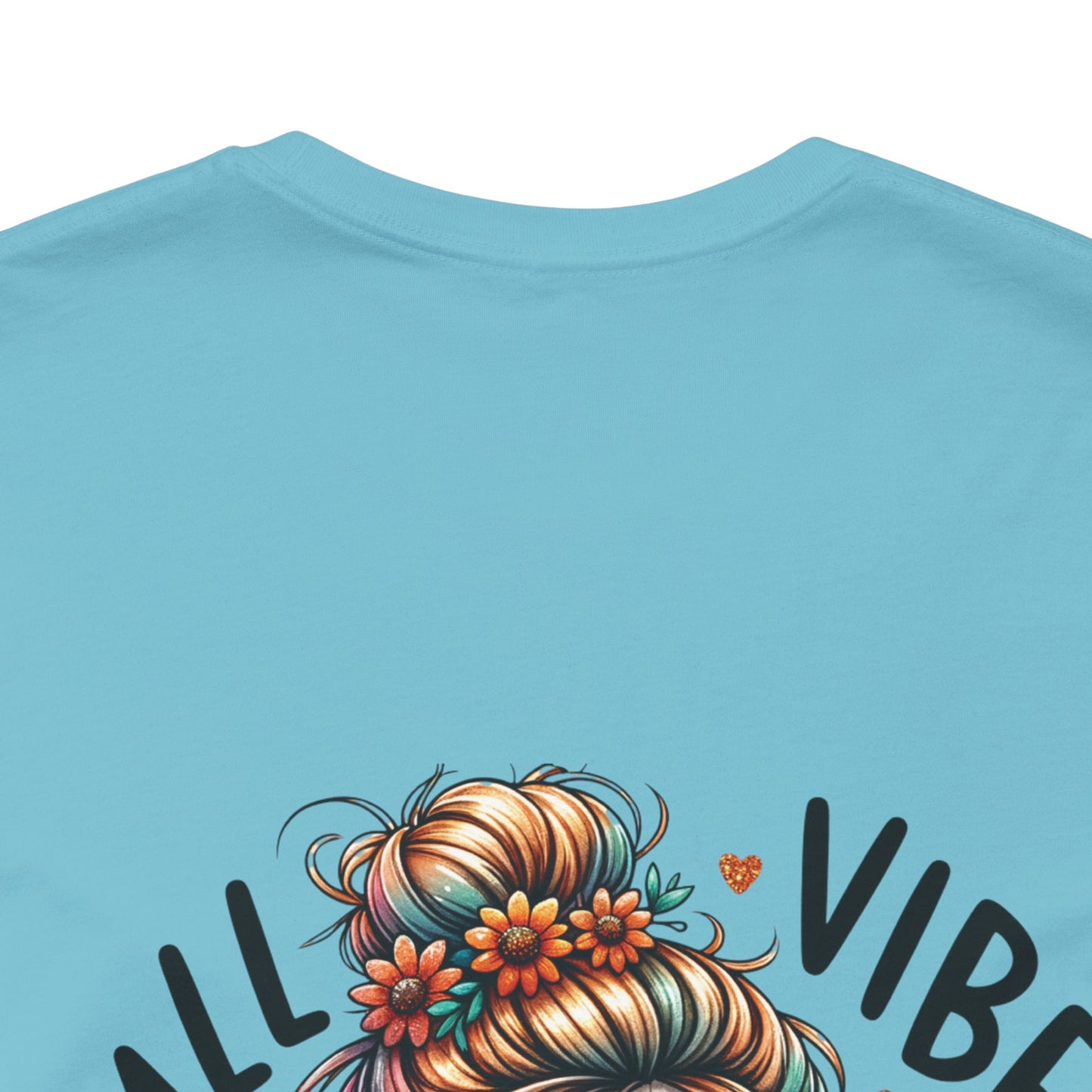 Fall vibes, Unisex Jersey Short Sleeve Tee (no arm design)