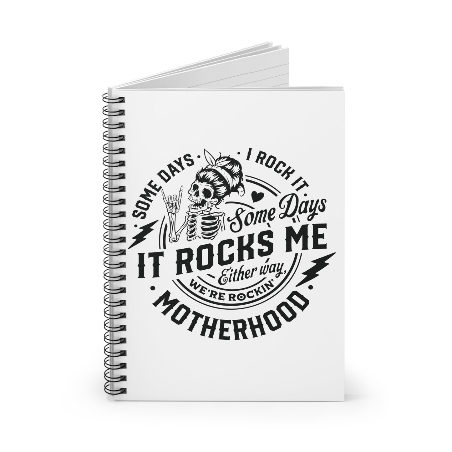 Rocking motherhood, Notebook - Ruled Line