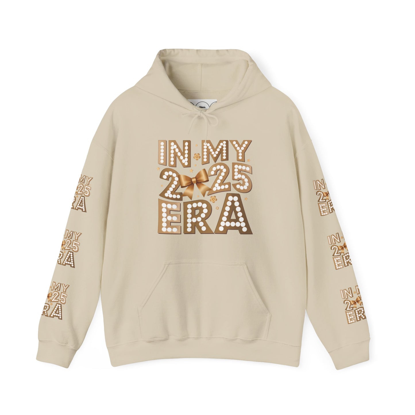 In my 2025 era , Unisex Heavy Blend™ Hooded Sweatshirt (sleeve arm design)