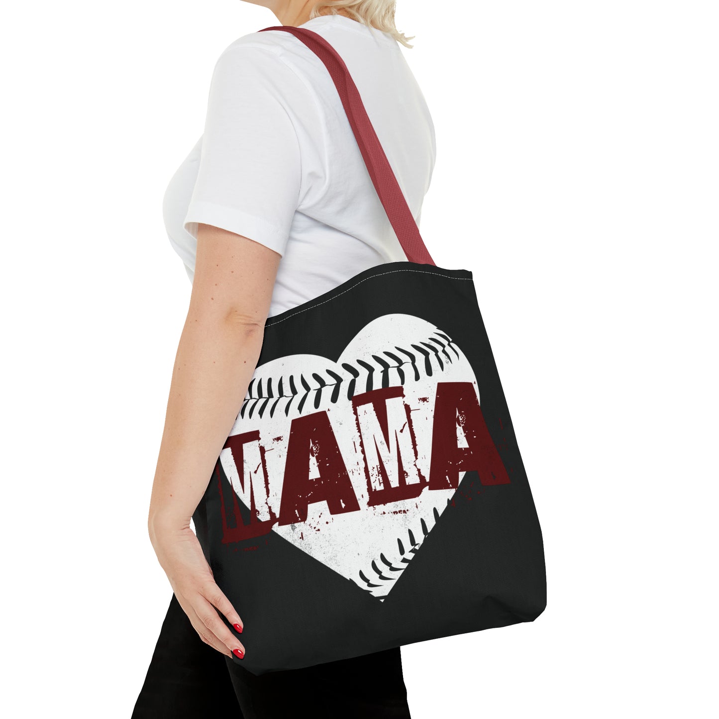 Baseball mama, Tote Bag (AOP)