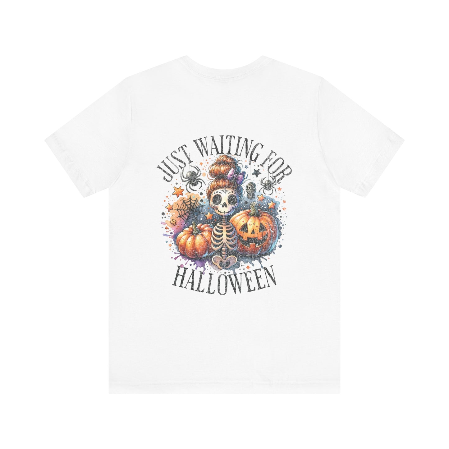 Just waiting for Halloween, Unisex Jersey Short Sleeve Tee (no sleeve design)