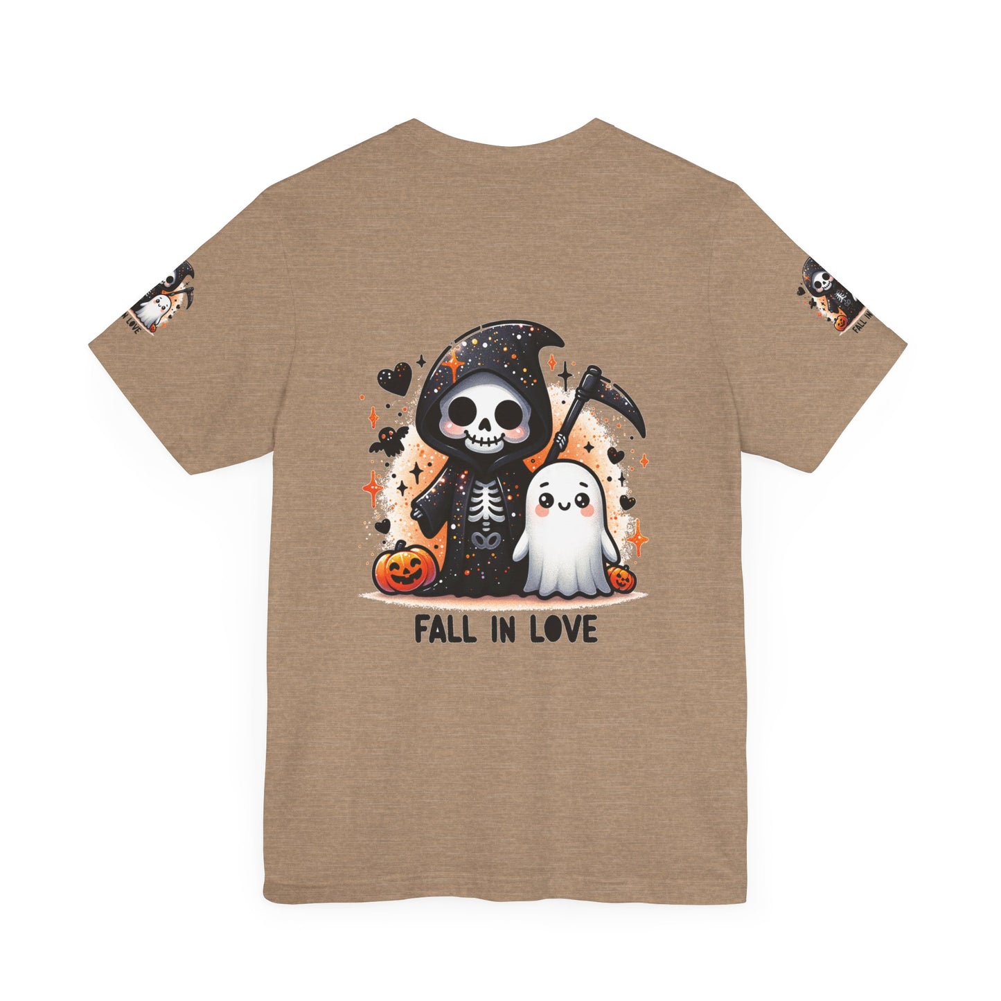 Fall in love , Unisex Jersey Short Sleeve Tee ( arm design)