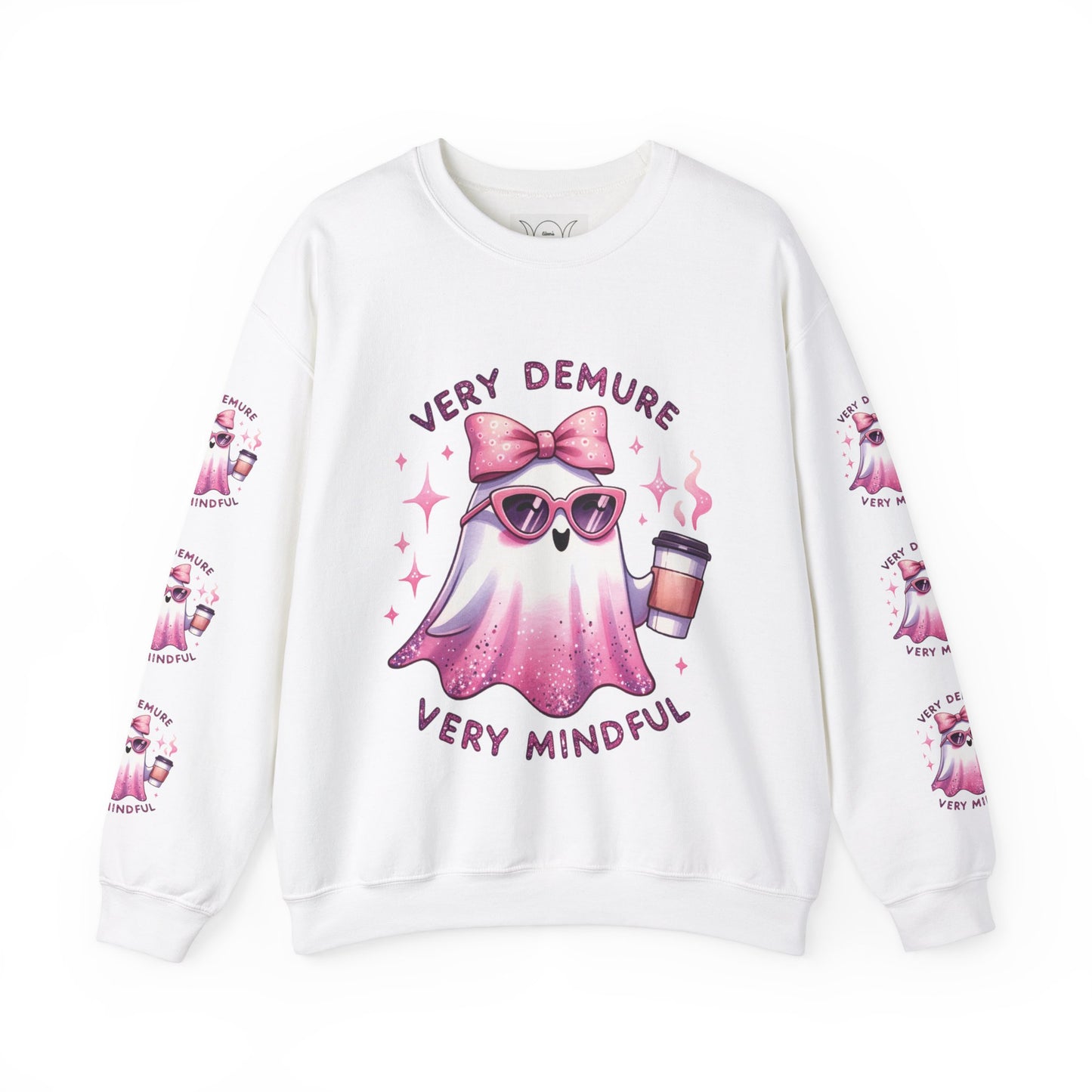 Very demure , ™ Crewneck Sweatshirt (Sleeve design )