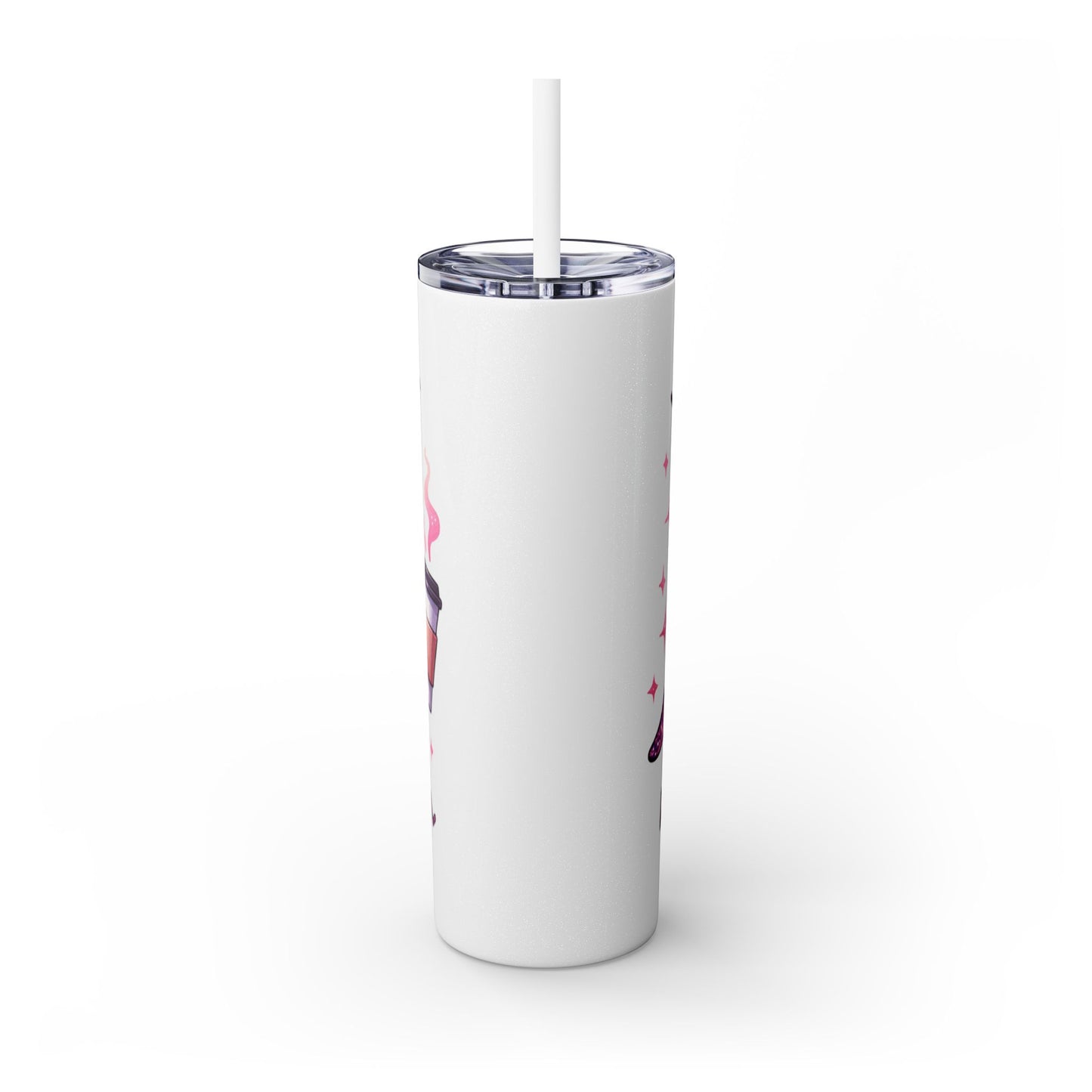 Very demure, Skinny Tumbler with Straw, 20oz