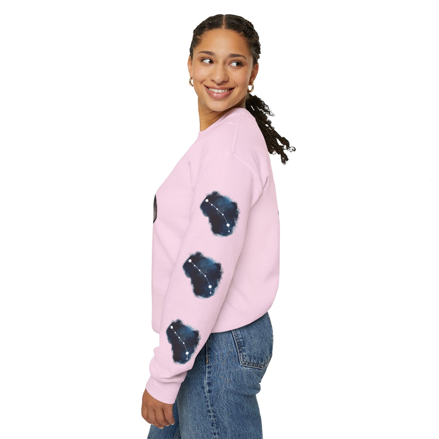 Aries , ™ Crewneck Sweatshirt (side arm design)