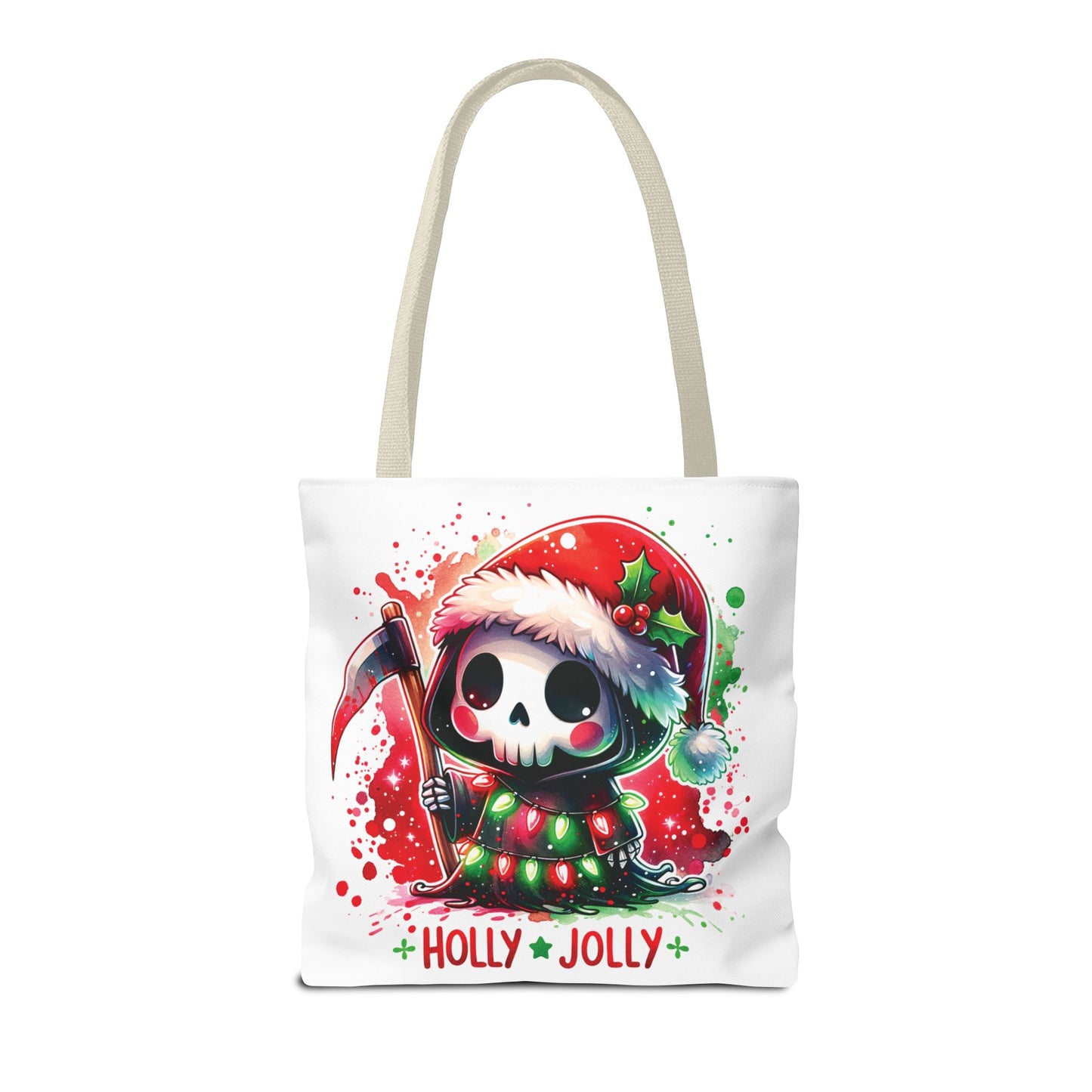 Holly jolly, Tote Bag (AOP)