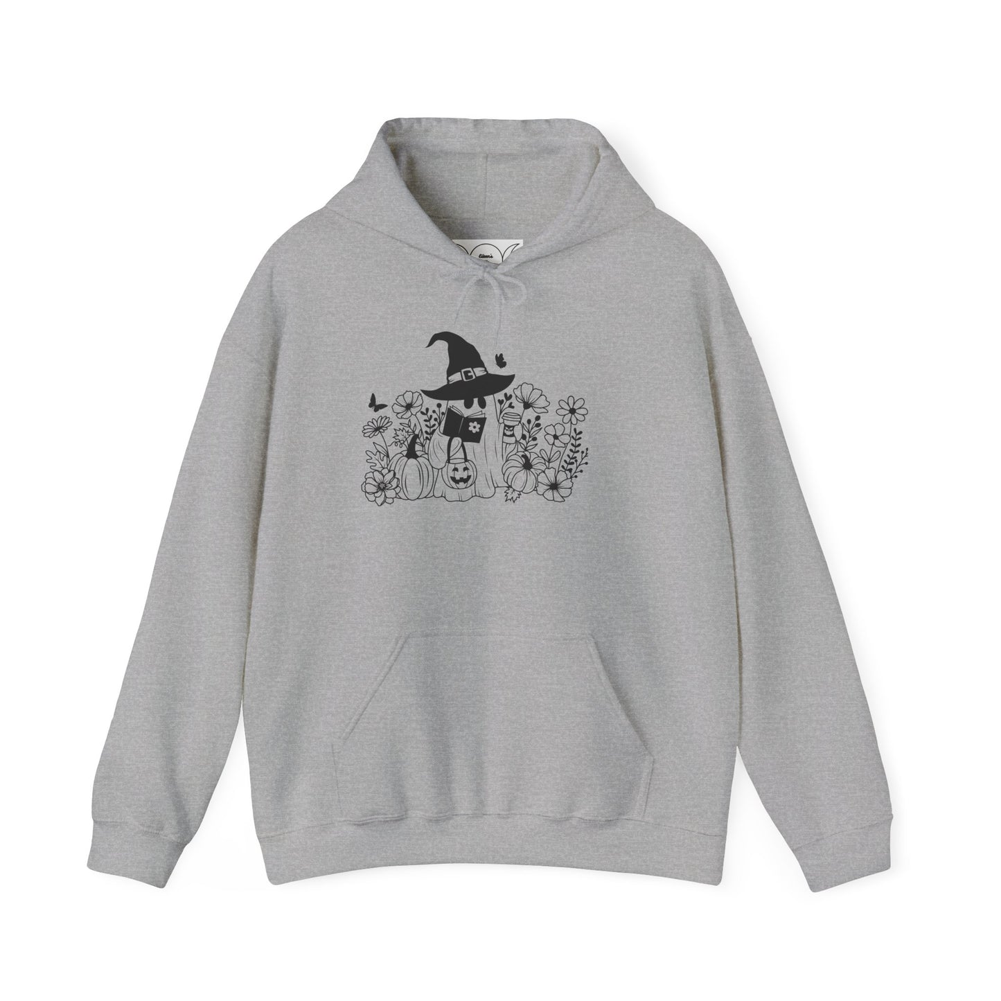 Cozy boo reading,  Unisex Heavy Blend™ Hooded Sweatshirt (no side arm design)