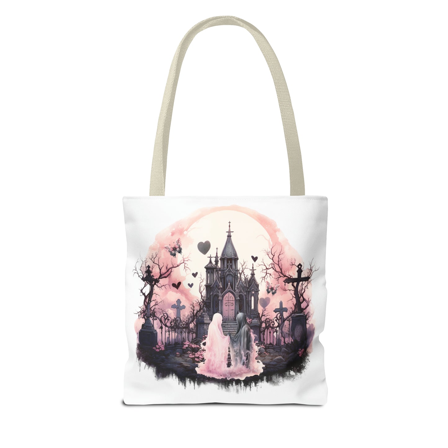 Even in death… we never part, Tote Bag (AOP)