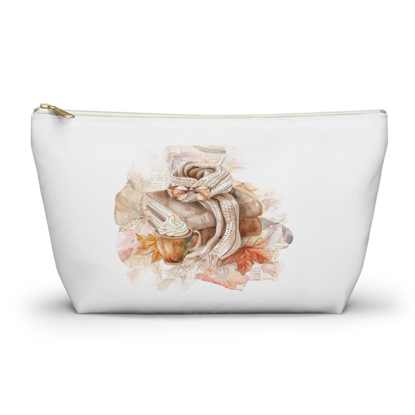 #autumn,  Accessory Pouch w T-bottom