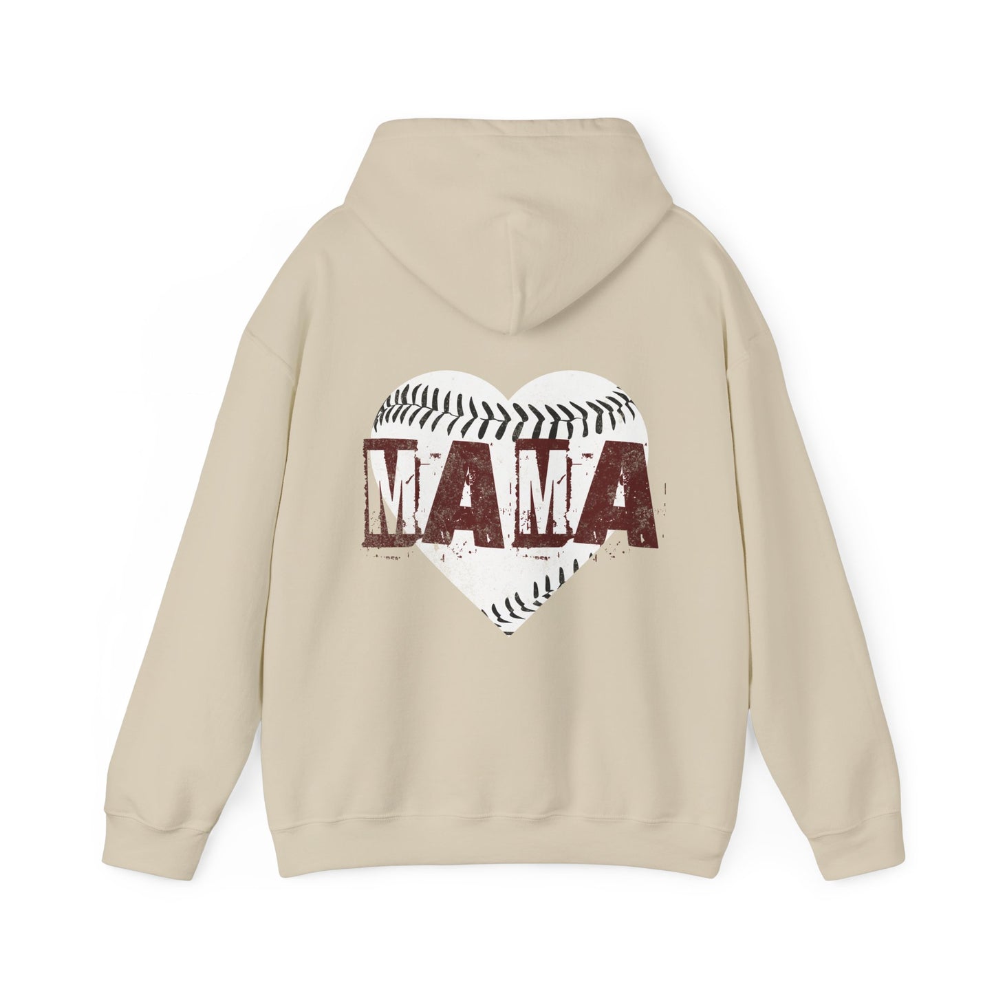 Baseball mama,  Unisex Heavy Blend™ Hooded Sweatshirt (no side arm design)