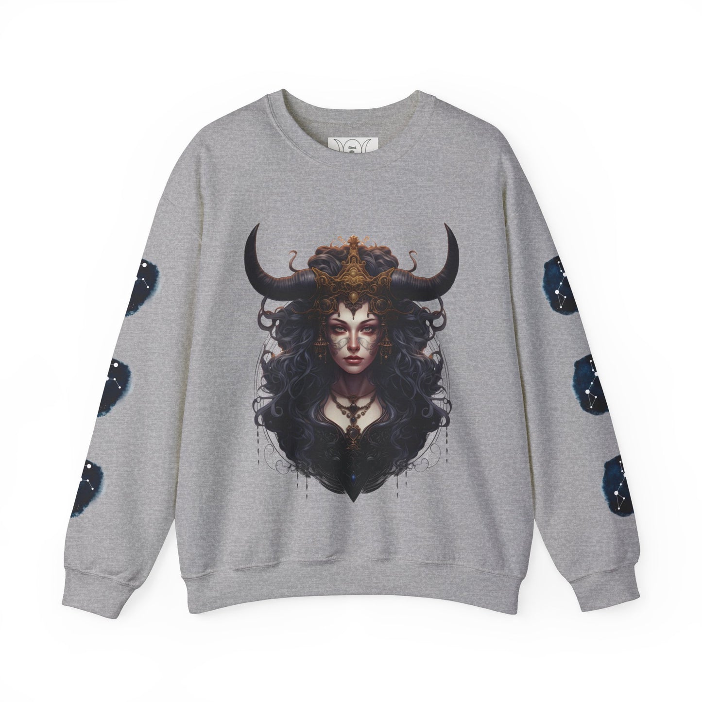 Taurus , ™ Crewneck Sweatshirt ( sleeve design)