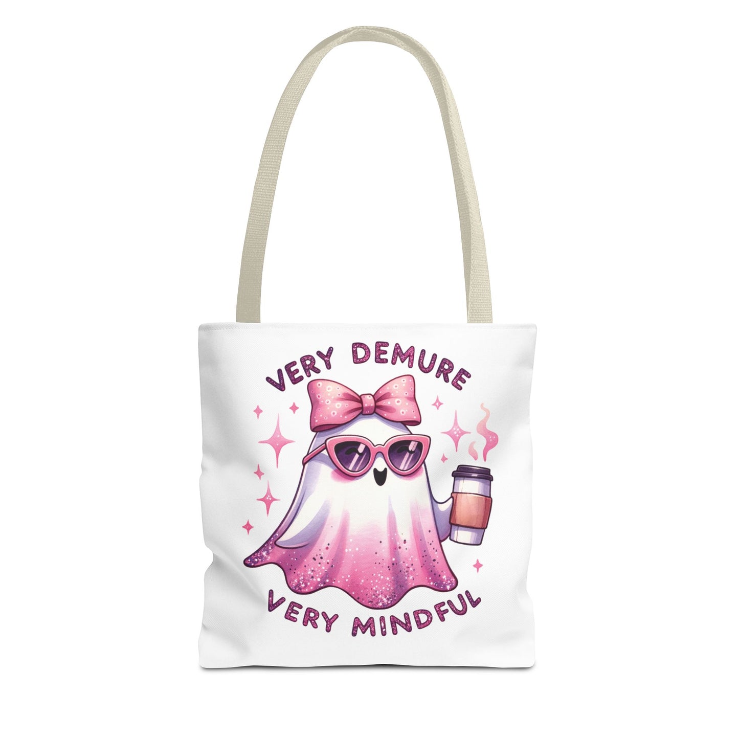 Very demure, Tote Bag (AOP)