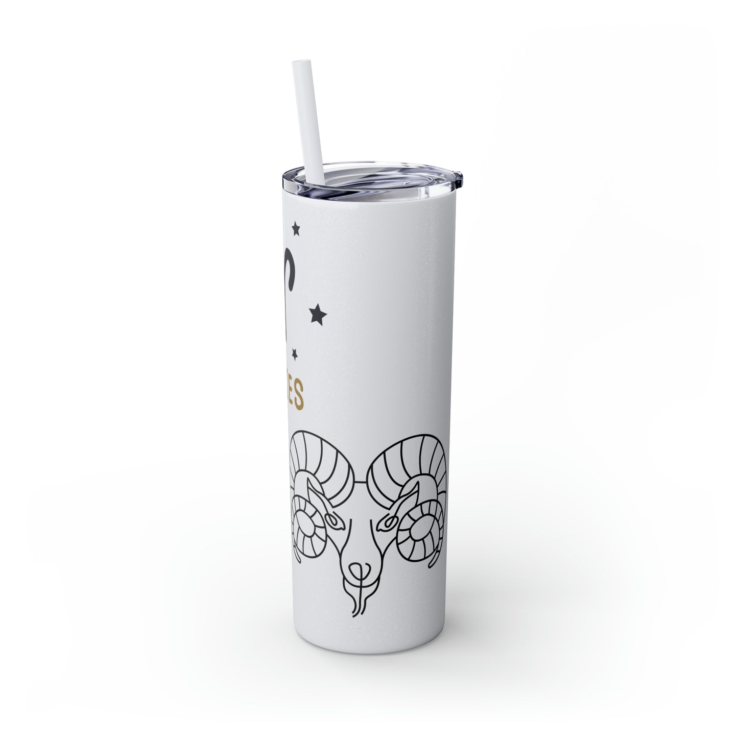 Aries, Skinny Tumbler with Straw, 20oz