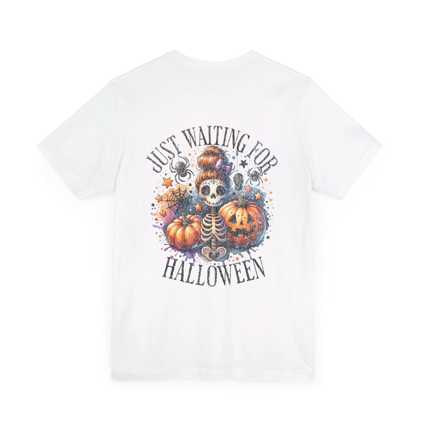 Just waiting for Halloween, Unisex Jersey Short Sleeve Tee (no sleeve design)