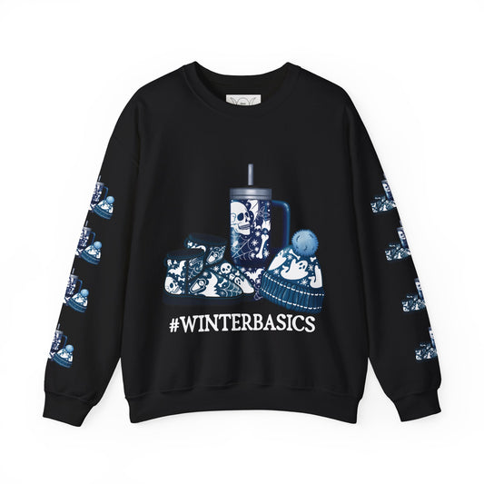 #winterbasics, ™ Crewneck Sweatshirt ( sleeve design )