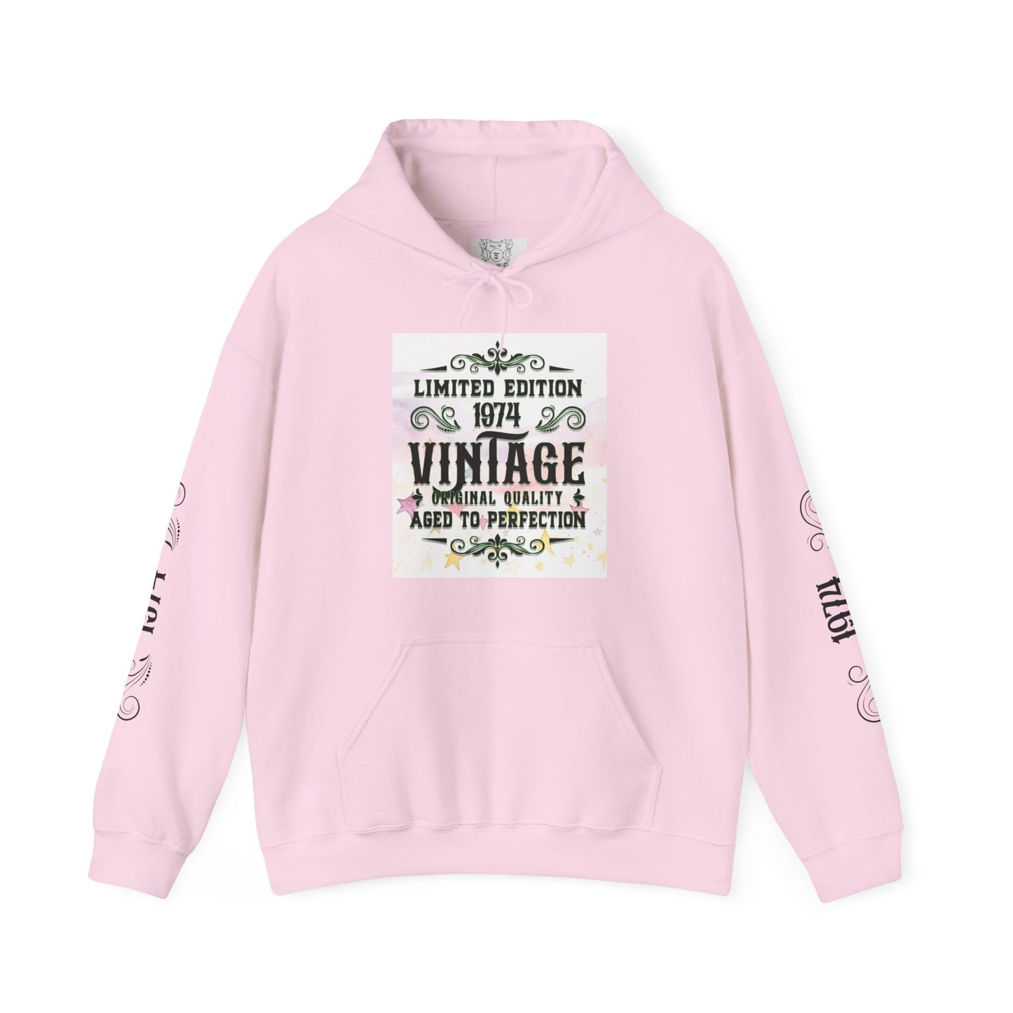 1974 vintage, Unisex Heavy Blend™ Hooded Sweatshirt