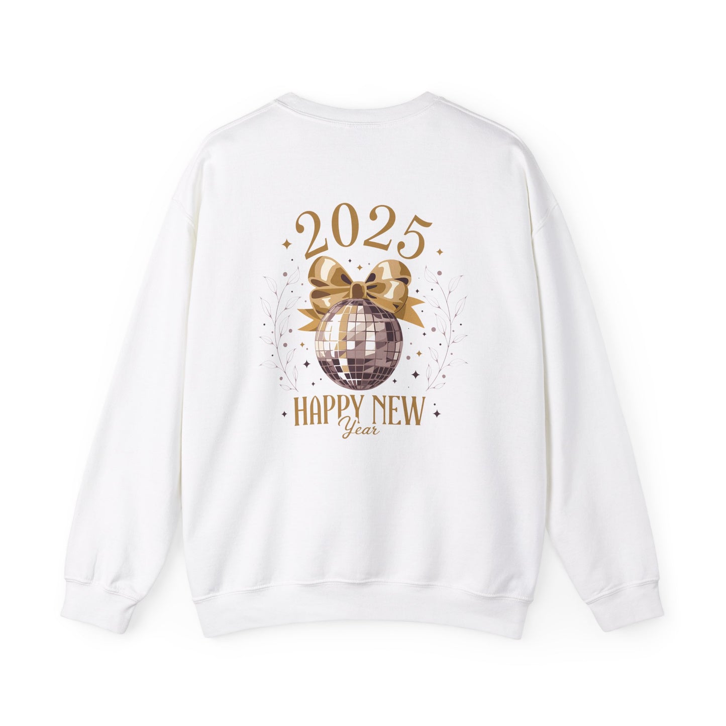 Happy year, Unisex Heavy Blend™ Crewneck Sweatshirt ( no sleeve design)