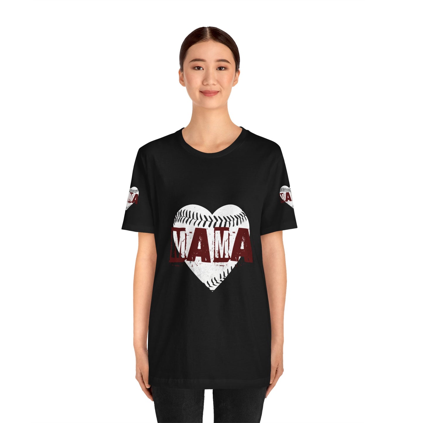 Baseball mama Unisex Jersey Short Sleeve Tee