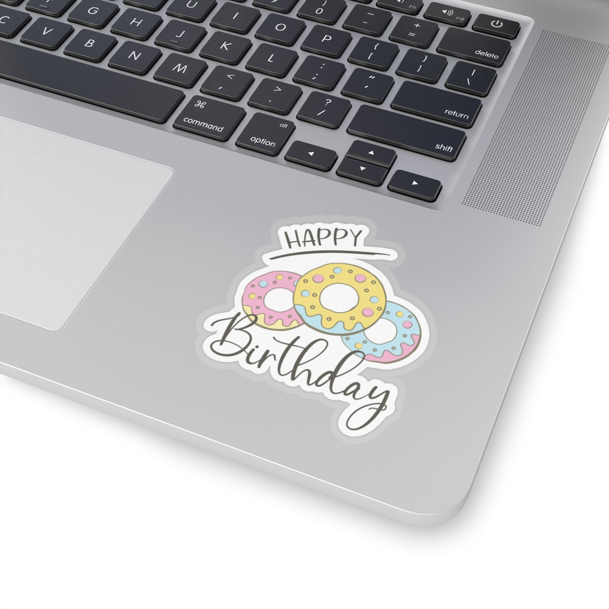 Happy birthday donuts, Kiss-Cut Stickers