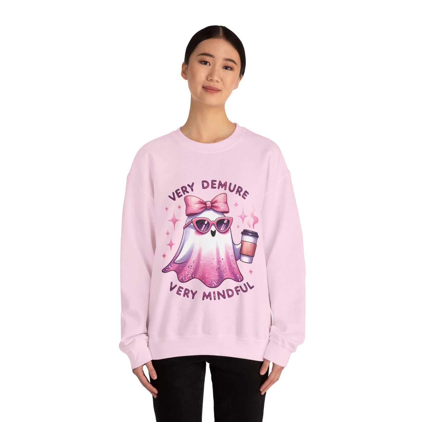 Very demure , ™ Crewneck Sweatshirt ( no sleeve design )