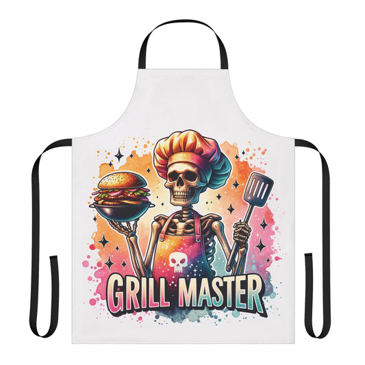 Grill master, Apron, 5-Color Straps (AOP)