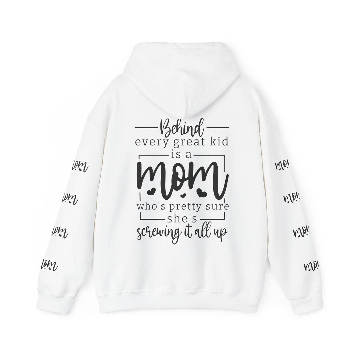 Mother’s love,  Unisex Heavy Blend™ Hooded Sweatshirt (no side arm design)